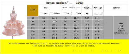 Children’s Princess Gown – Multi-Layer Pettiskirt Dress