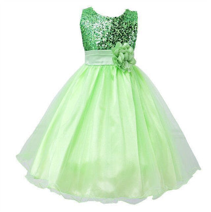 Girls Princess Dress – Short Front Long Back Tail