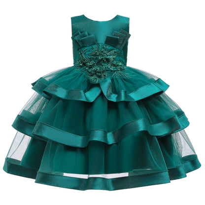 Children’s Princess Gown – Multi-Layer Pettiskirt Dress