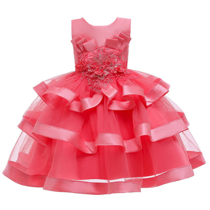 Children’s Princess Gown – Multi-Layer Pettiskirt Dress