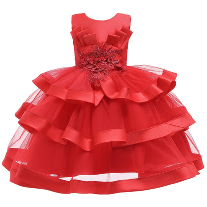 Children’s Princess Gown – Multi-Layer Pettiskirt Dress